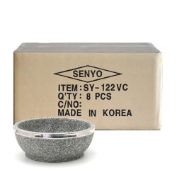 画像1: 石焼ビビンバ鍋　22cmベルト付 熱処理済プロ仕様8個入ケース