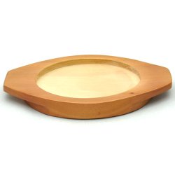 画像1: 木台　内径16.5cm（石焼ビビンバ鍋22cm用）
