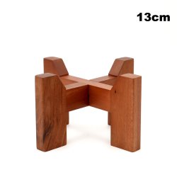 画像1: 焼酎サーバー用木台 スタンド台座 内寸13cm  天然木マホガニー