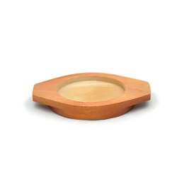 画像1: 木台　内径10cm（石焼ビビンバ鍋12cm用）