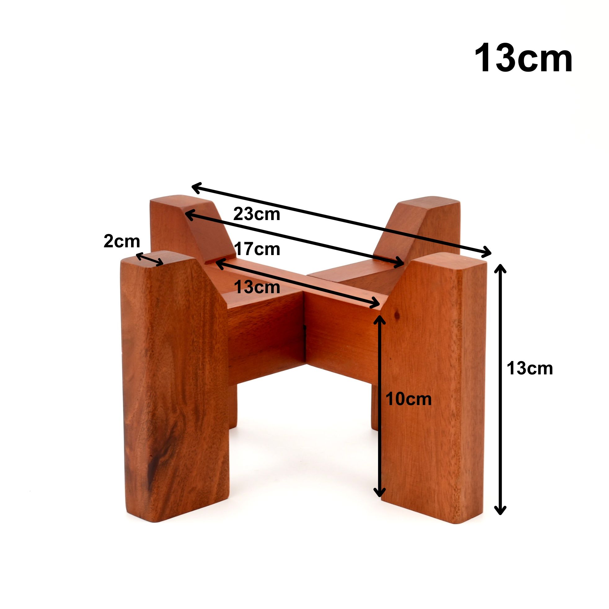 画像4: 焼酎サーバー用木台 スタンド台座 内寸13cm  天然木マホガニー
